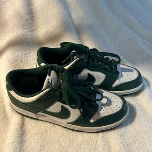 Nike Dunk Pro Low Michigan State Sneakers GS Sz 5.5 Green White